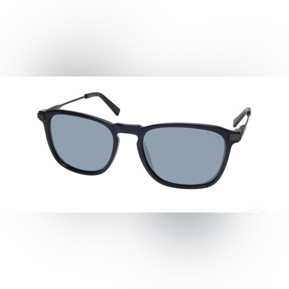 NWT Nautica Men's Square Polarized Sunglasses-Navy